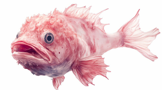 blobfish in white background
