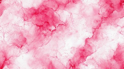 Seamless pattern of feminine alcohol ink print featuring saturated pink airy smears on canvas with stone marble texture contemporary design