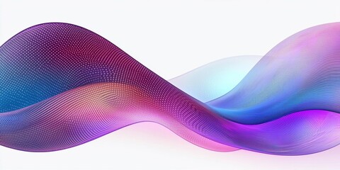Modern abstract glowing wave background