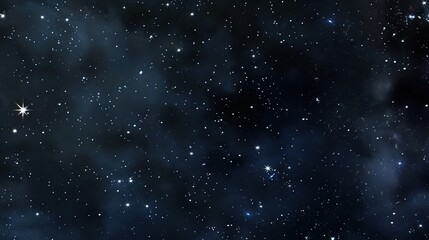 Obraz premium Panorama with many stars in sky