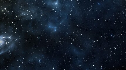 Obraz premium Panorama with many stars in sky