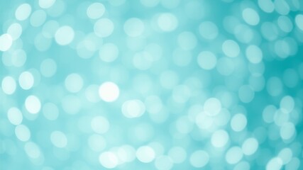 Abstract Blue Bokeh Background with Soft, Defocused Circular Lights
