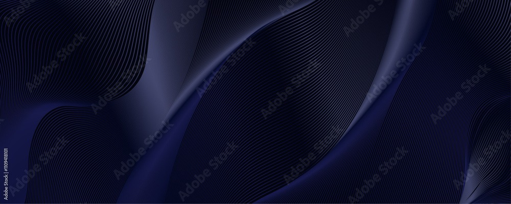 Poster premium dark blue (gemstone or amethyst color) future dusk — color of the year 2025 abstract backgro