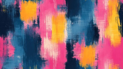 Brushed painted abstract background with a seamless pattern of vibrant colors ideal for textile design and digital applications