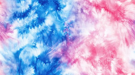 Fototapeta premium Soft pastel tie dye texture with watercolor effects perfect for modern fabric designs fashion textiles