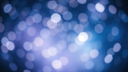 Abstract blue and white bokeh background with a blurred gradient transition from dark to light