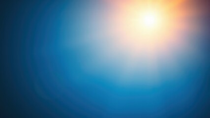 Abstract Blue and Yellow Gradient Background with Soft Blur