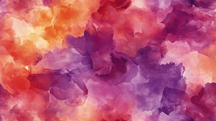 Fototapeta premium Seamless watercolor paper background featuring abstract brush strokes perfect for artistic designs and creative projects