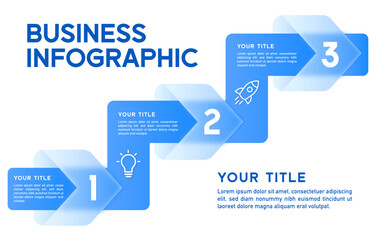 Business and Technology Infographic Glasmorphism Template Element Asset Presentation Eps	