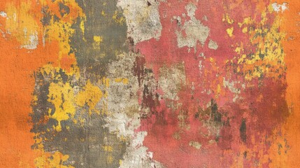 Obraz premium Seamless abstract grunge frame texture featuring vibrant color splashes ideal for creative design projects backgrounds and wallpapers