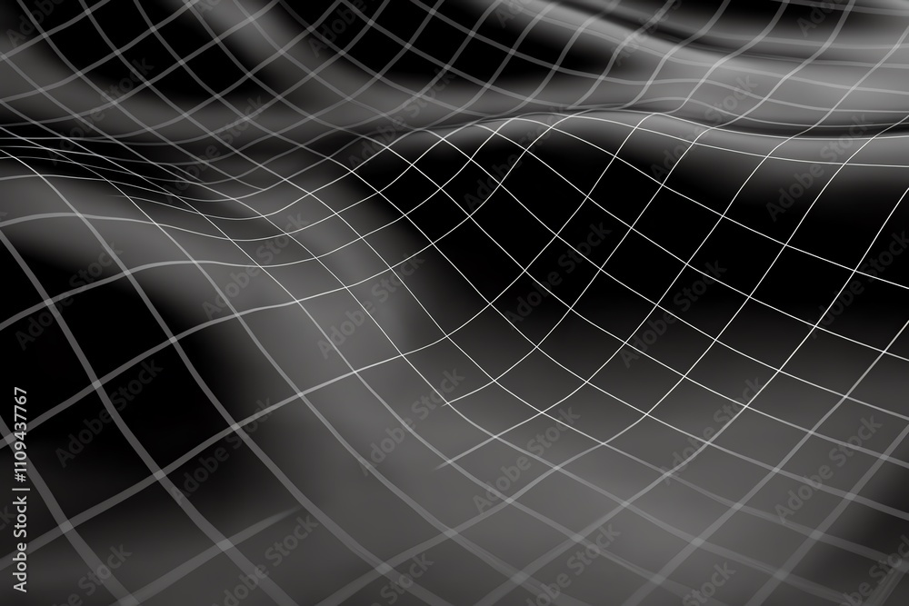 Poster this image features a textured surface with a grid pattern, creating a sense of depth and motion. id