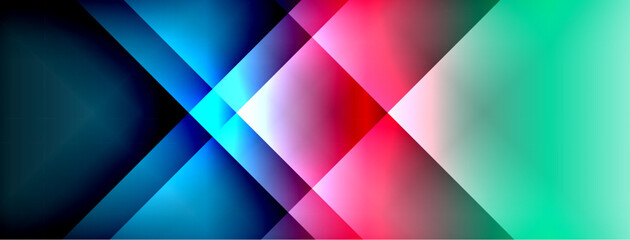 Fototapeta premium Light shadow lines dynamic gradient background