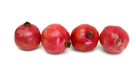 pomegranate isolated on the white background