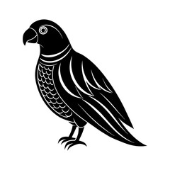  Parrot Silhouette Design