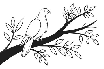 bird on branch