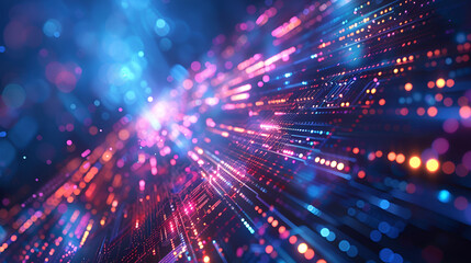 Obraz premium Background of abstract technologies