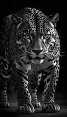 Fototapeta premium Leopard Wildlife Majestic Nature Life Poster Wallpaper