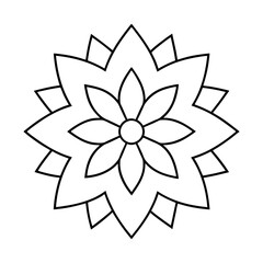 abstract flower illustration