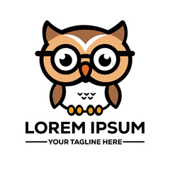 owl with glasses