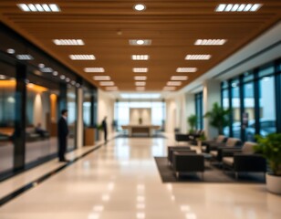 interior of a modern building