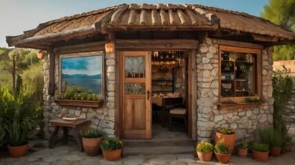 Obraz premium Home near the sea