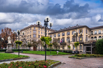 Fototapeta premium Piazza Solferino, Turin, Italy