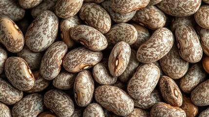 Obraz premium Explore the stunning details of pinto beans revealing their unique textures and earthy colors accentuating natures artistry and design