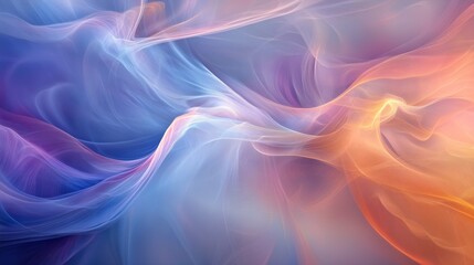 Fototapeta premium Harmonic Dance of Light and Color in Motion