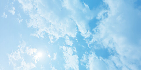 	
sunny sky blue light watercolor background. Aquarelle painting brush effect card paper textured canvas cloudy smoke space for text, entertaining card, template. aquamarine color graphics illustratio