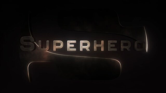Epic Clean Superhero Title Intro