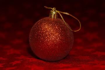 christmas background with ball