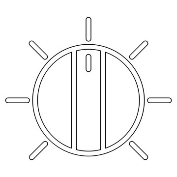 recommend clip art: Switch icon in line style