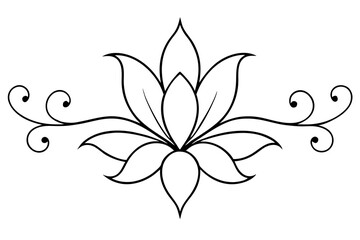 abstract floral design