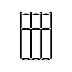 Book icon in line style