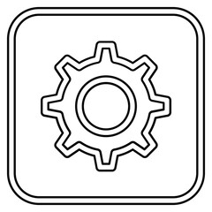 Setting icon in line style