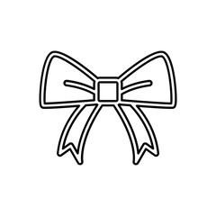 Ribbon icon in line style