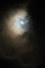 Obraz premium the moon in the fog