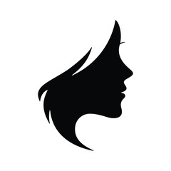 Female face logo