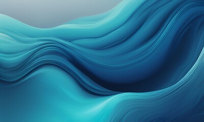 Fototapeta premium Fluid Gradient Background from turquoise to deep sea blue
