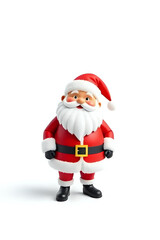 Santa claous 3d isolated on white background. Ai generated