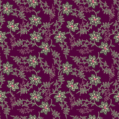 cute flower pattern image for fabric textile or wall decoration