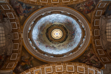 St. Peter's Basilica, Chapel of the Presentation of the Virgin Mary in the Temple. Dome. Italy, Vatican