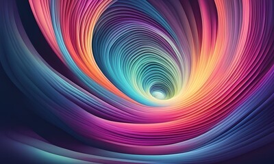 Fototapeta premium Hand-Drawn Lines in a swirling abstract formation