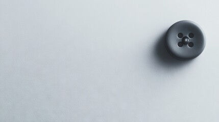   White surface with two holes in a button