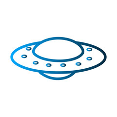 UFO icon design template