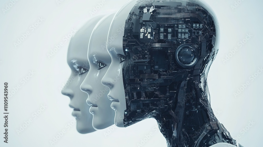 Poster the integration of ai-powered systems with automated machinery.
