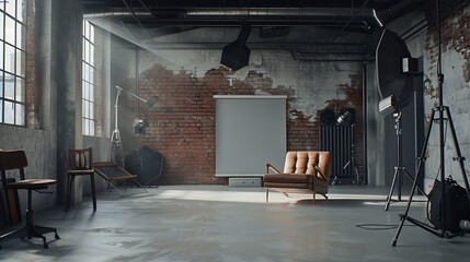 Sleek Photography Studio with Modern Equipment