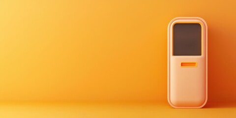 customer support and service concept. Self-service kiosk for customer support in retail setting, convenient access, 3D illustration