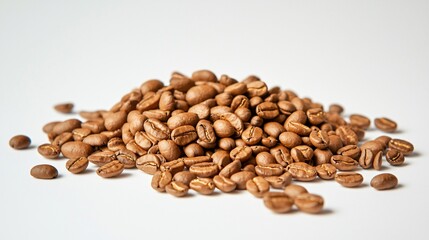 Scattering Roasted Coffee Beans A Sensory Exploration in a Cozy Kitchen Environment