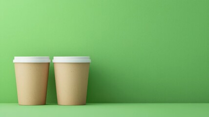 sustainable packaging concept. Biodegradable packaging with eco-labels, modern green design, 3D illustration